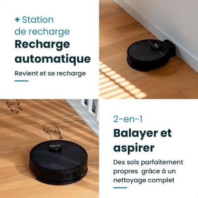 Aspirateur Robot EZIclean I-BOT Z6 MAX: Connecté, Puissant et Compact