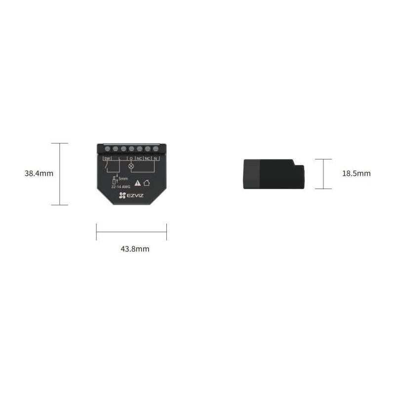 Relais Wi-Fi EZVIZ T36 - Contrôle intelligent - Box Domotique