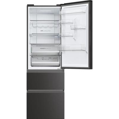 Réfrigérateur Combiné HAIER 3D 60 Series 5 HTW5618ENPT Noir - 360 L