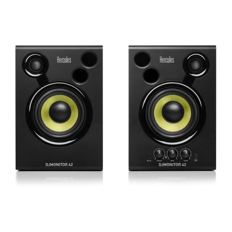 Enceintes monitoring actives HERCULES DJMONITOR 42 - Pack SONO