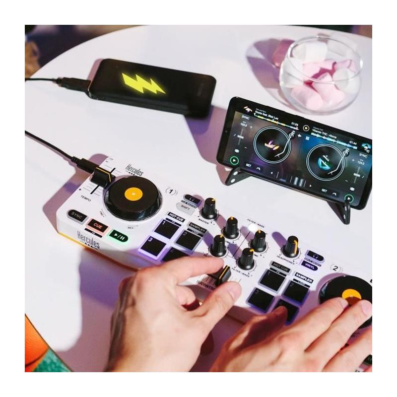 Contrôleur DJ Bluetooth pour Smartphone - App djay - TABLE DE MIXAGE