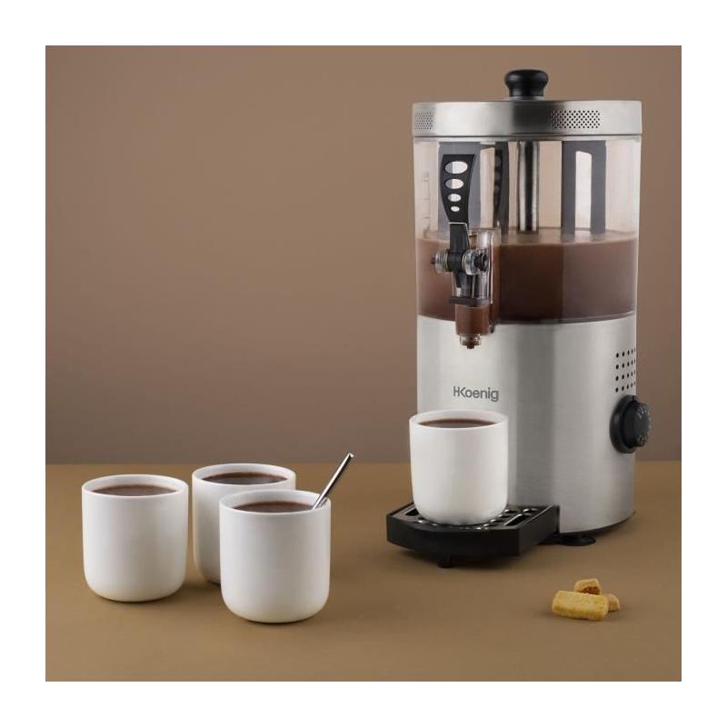 Distributeur de chocolat chaud H.Koenig - SHK800 - 3 L - Inox
