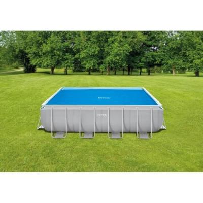 Bâche à bulles Intex pour piscine 4m x 2m - 120 microns - Bleu
