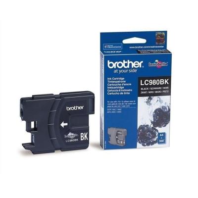 Cartouche d'encre Noir Brother LC980BK - Format Compact