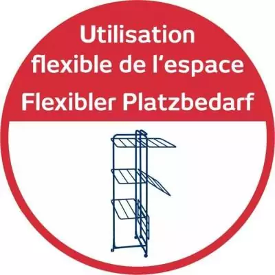 Étendoir à linge tour LEIFHEIT Classic Tower 450 - 45m - 4 niveaux