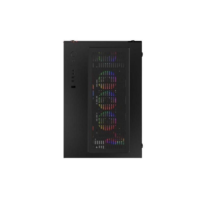 Boîtier PC Gamer ATX Noir RGB Crystal Sea - Dimensions Compactes
