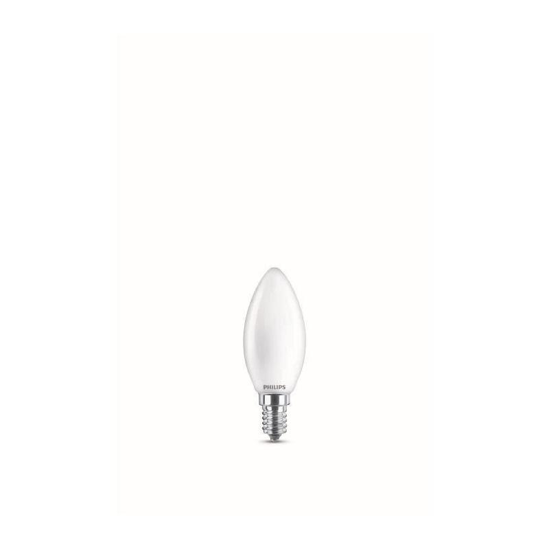 Ampoules LED PHILIPS - Pack de 3 - E27 40W - Blanc chaud - Classe F