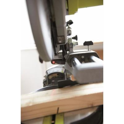 Scie à coupe d'onglets radiale 2000W - lame 254mm - guidage laser et LED