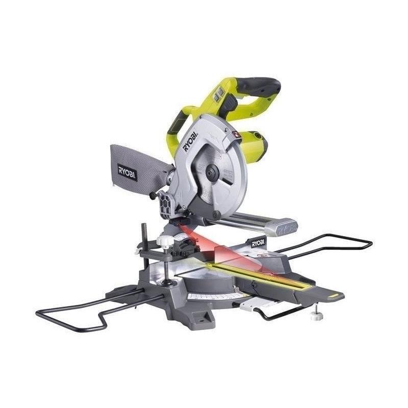 Scie à onglets radiale RYOBI 1 500 W - lame 216 mm - laser et LED
