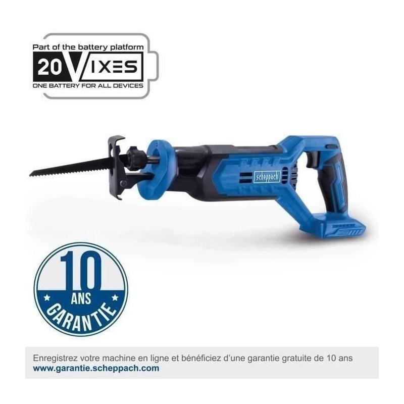 Scie sabre sans fil 20V SCHEPPACH C-RS100-X - Coupe max 115mm