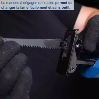 Scie sabre sans fil SCHEPPACH 20V IXES - puissante et polyvalente