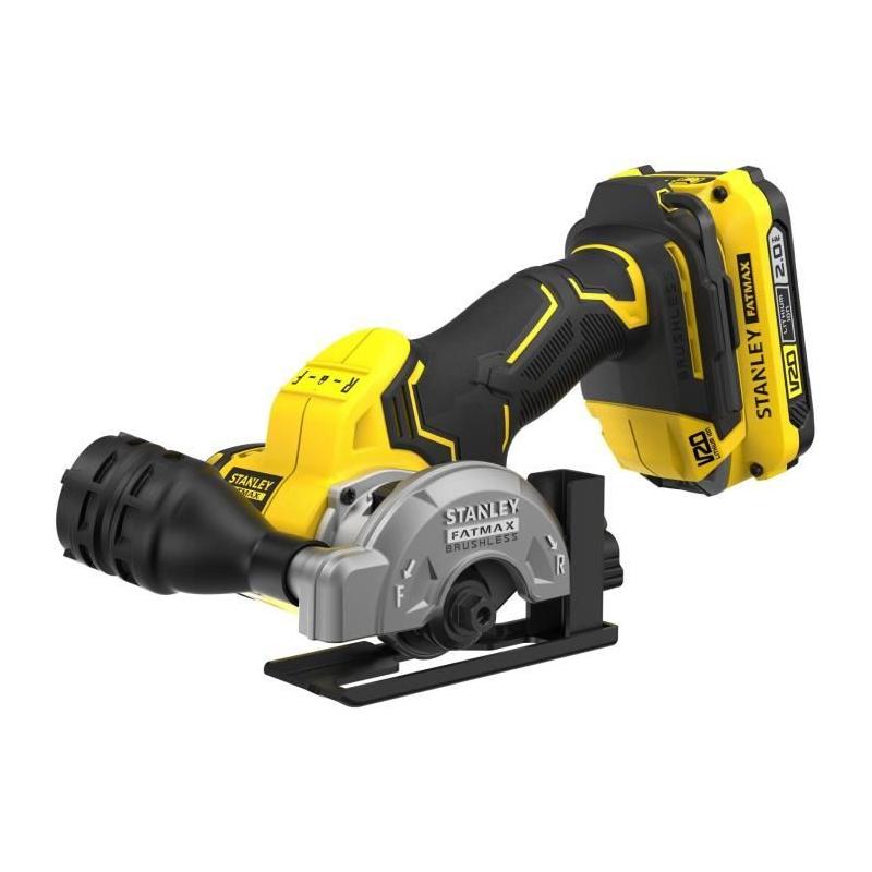 Scie Circulaire STANLEY FATMAX V20 18V - Brushless - 2 Batteries 2Ah