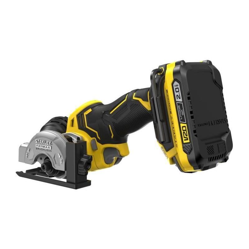 Scie Circulaire STANLEY FATMAX V20 18V - Brushless - 2 Batteries 2Ah