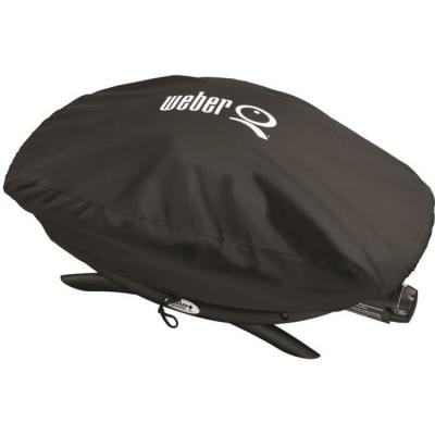 Protection optimale pour votre barbecue Weber Q2000 avec la housse noire - Dimensions compactes: 22x11x7 cm