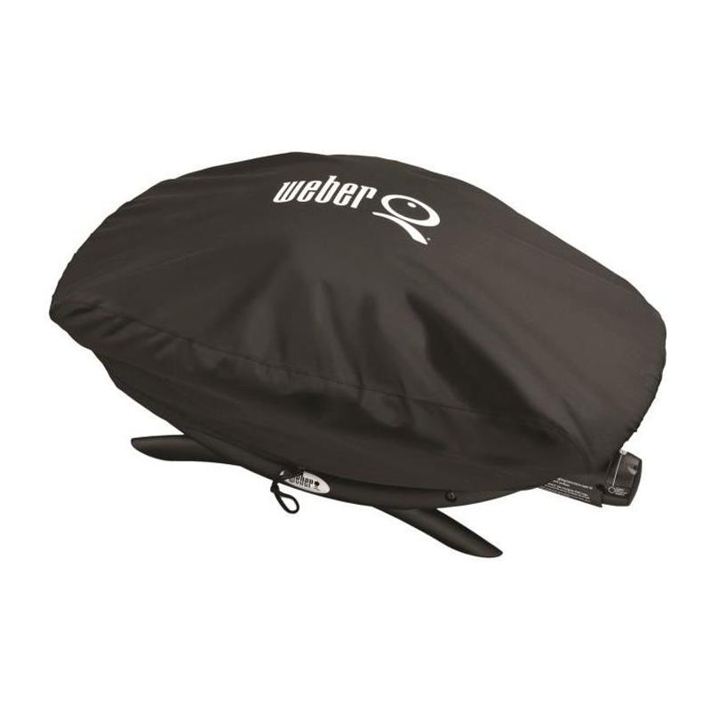 Protection optimale pour votre barbecue Weber Q2000 avec la housse noire - Dimensions compactes: 22x11x7 cm