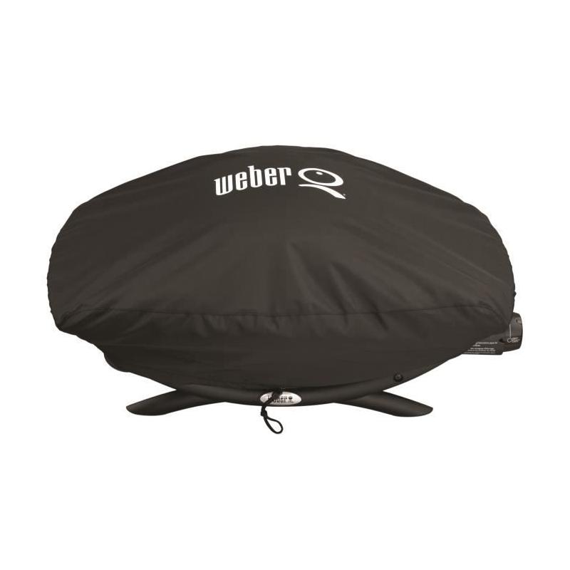 Protection optimale pour votre barbecue Weber Q2000 avec la housse noire - Dimensions compactes: 22x11x7 cm