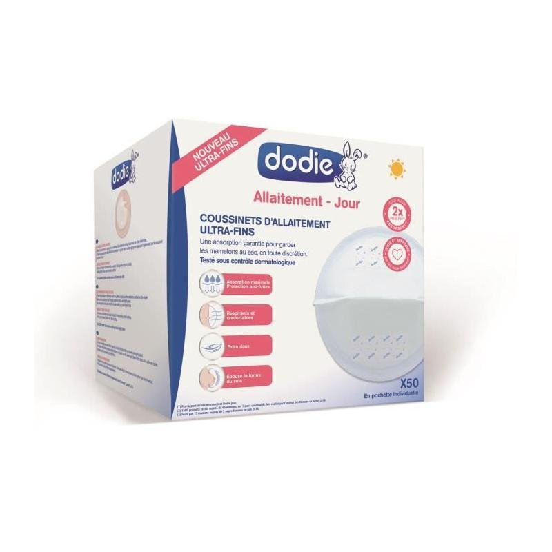 Coussinets d'Allaitement Ultra-Fins Jour - Lot de 50 - Pratique et Confortable 