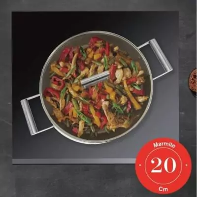 Marmite ARTHUR MARTIN - Aluminium Forgé 20 cm - Induction + four