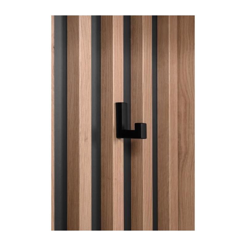 Vestiaire avec miroir MEDAN 42A - Anthracite / Chene artisan • 80 x 190 x 37 cm