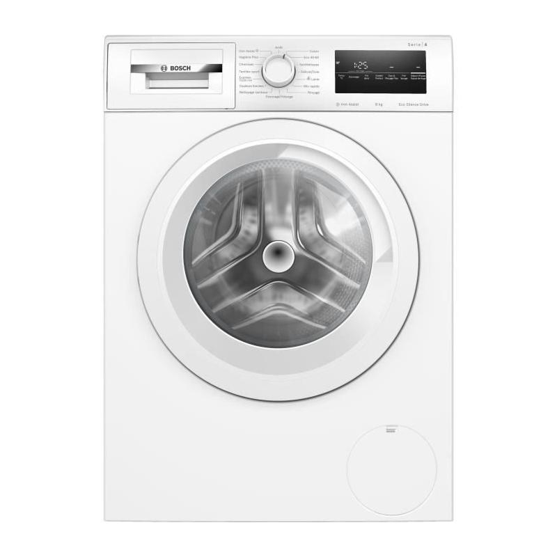 Lave-linge hublot BOSCH SER4 WAN24228FR - 8 kg - Induction - Vapeur - Blanc