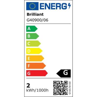 Lampe de jardin élégante - BRILLANT - JONA - LED 2W - Métal - Noir