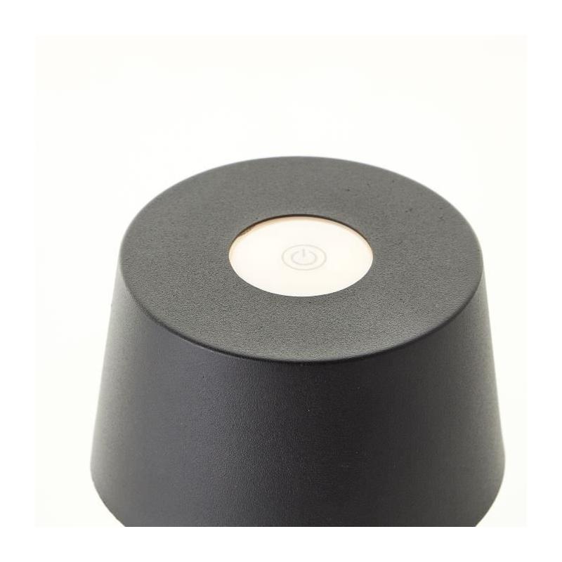 Lampe de jardin élégante - BRILLANT - JONA - LED 2W - Métal - Noir