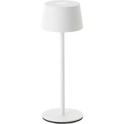Lampe de jardin JONA LED 2W brillante en métal blanc - IP44