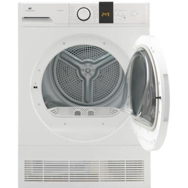 Seche-linge a condensation CONTINENTAL EDISON CESLCE10W1 – 10 kg – Blanc