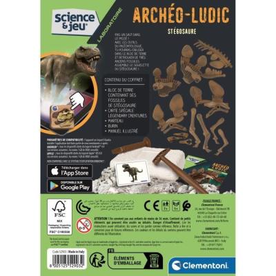 Découvrez le jeu Archéo Ludic Stégosaure CLEMENTONI - CLE EVEIL