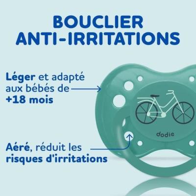 Lot de 3 Sucettes Anatomiques Jour +18 mois pour Bébé Ours