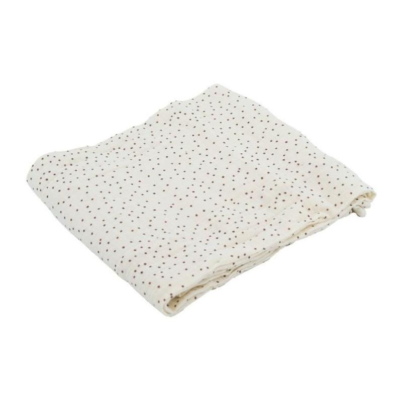 Maxi lange imprimé pois - 100x100 cm - Absorbant