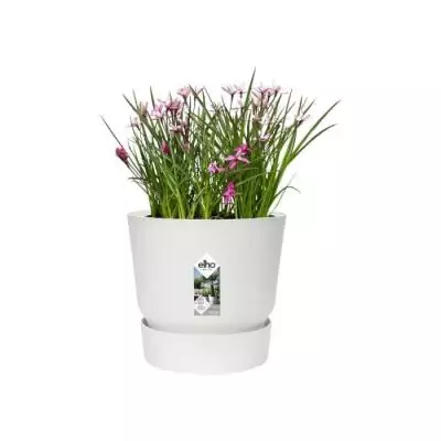 Pot de fleurs ELHO Greenville 30 - Ø 29,5 x H 27,8 cm - Blanc Pot de fleurs ELHO Greenville 30 - Ø 29,5 x H 27,8 cm - Blanc