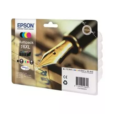 Pack de cartouches EPSON Multipack 16 XL - Stylo plume - Couleurs vives