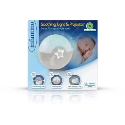 Veilleuse projecteur apaisante - INFANTINO - Gris Veilleuse projecteur apaisante - INFANTINO - Gris