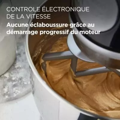 Robot Pâtissier Kenwood KMIX750BK 5L - 6 Vitesses - 3 Accessoires - Noir