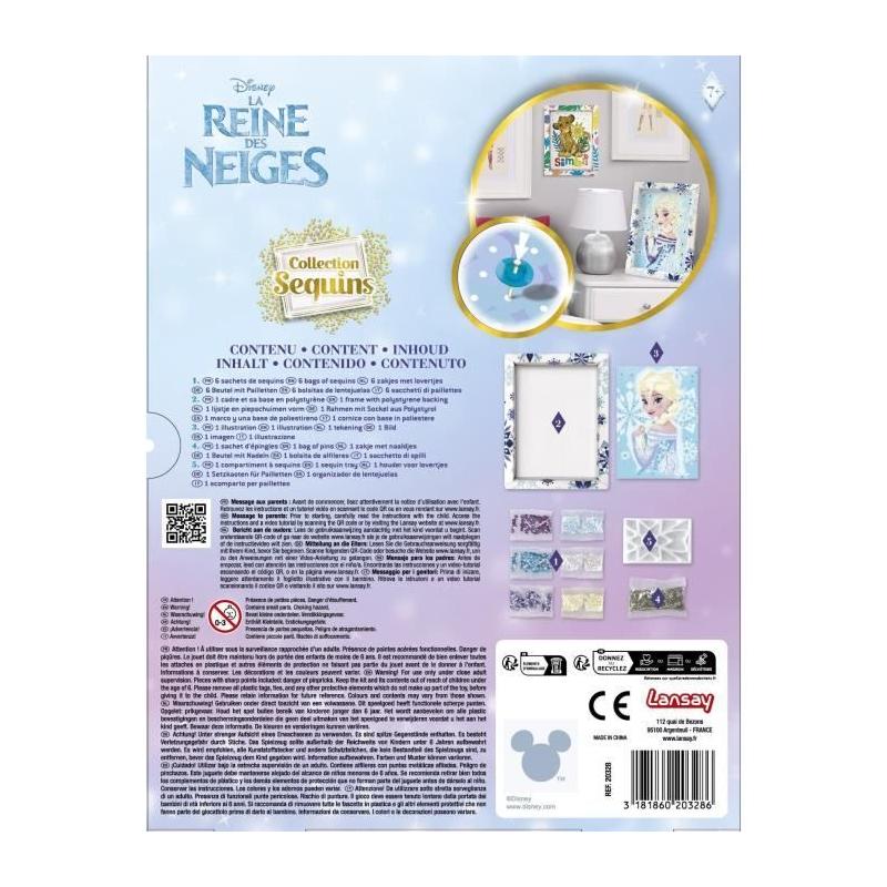 Créez des sequins étincelants avec Elsa la Reine des Neiges - Jeu de sculpture - À partir de 7 ans