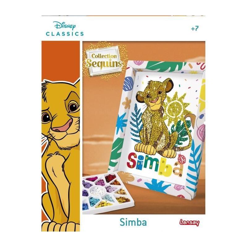 Jeu de création avec paillettes Simba Le Roi Lion - À partir de 7 ans