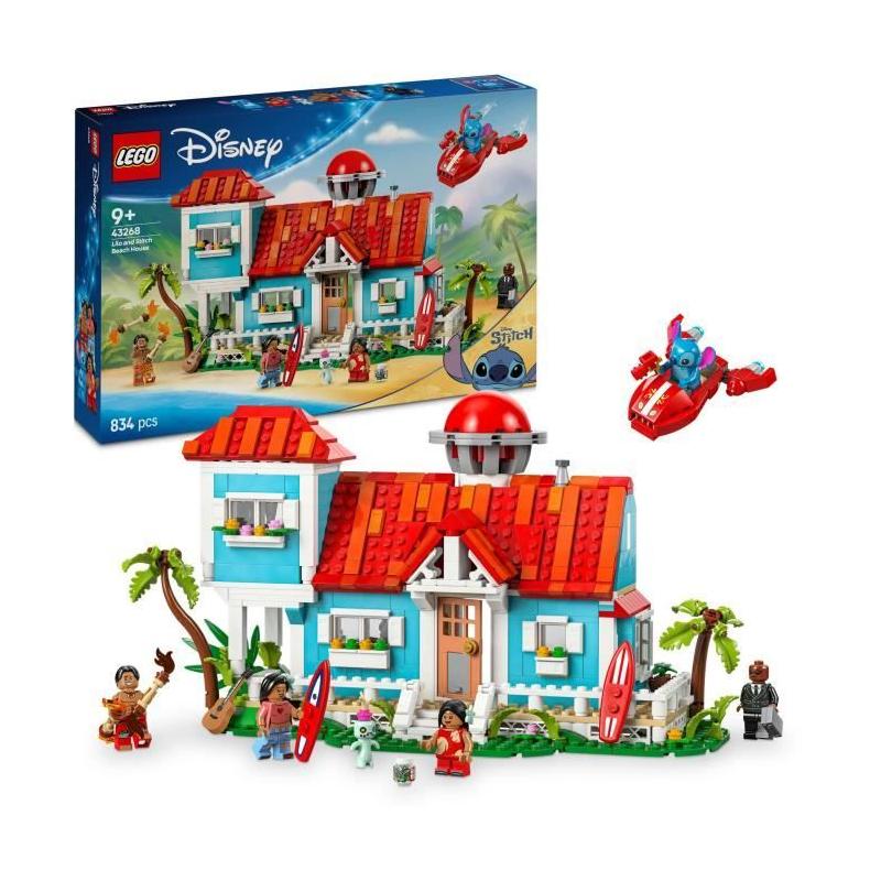LEGO | Disney La Maison sur la Plage de Lilo et Stitch 43268 : Jeu de Construction Fun