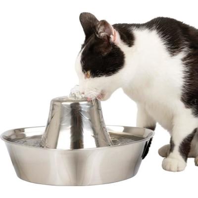 Fontaine pour Animaux PETSAFE SEASIDE Inoxydable 1,8L - Eau filtrée et Silencieuse