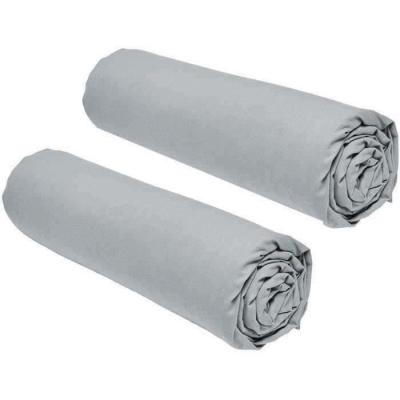 Lot de 2 draps housses TODAY Essential: 100% Coton - Acier