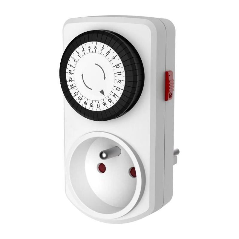 Minuterie compacte mécanique GAO - Programmateur 3680W