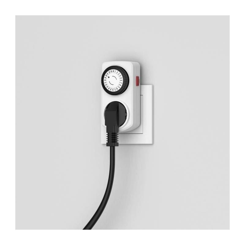 Minuterie compacte mécanique GAO - Programmateur 3680W