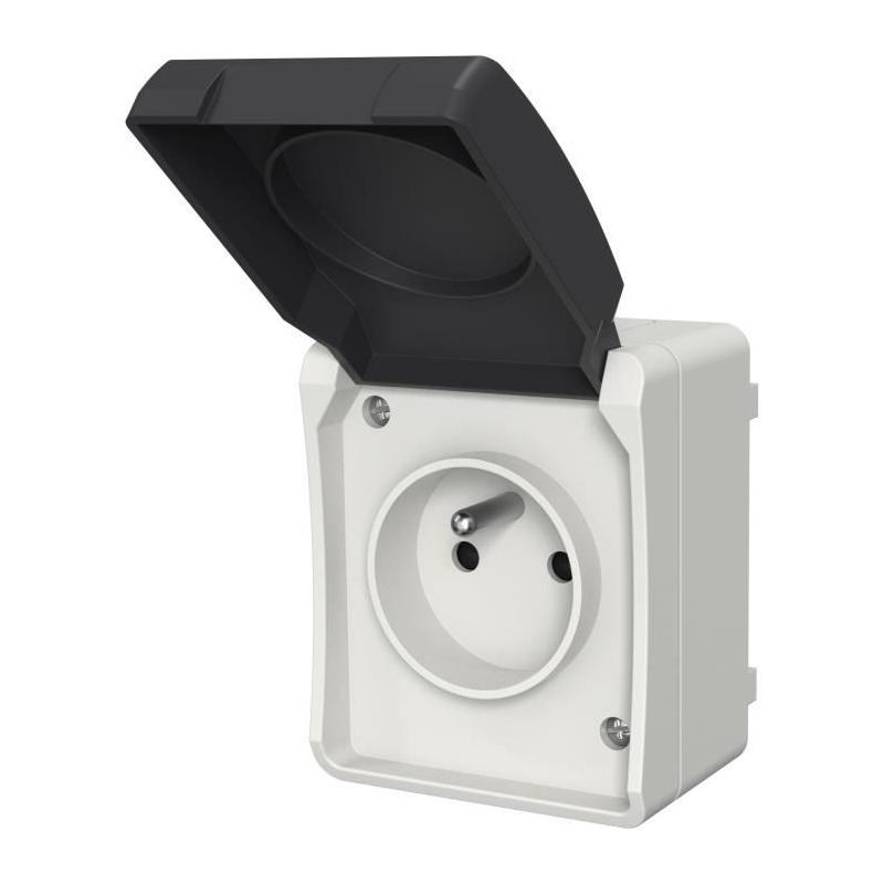 Prise 2P+T GAO Aquatop - Étanche IP54 - Compact & Résistant