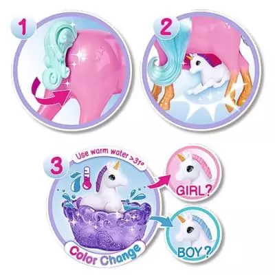 Poupée Steffi Love Fée 29 cm + Licorne enceinte - Magie et surprises