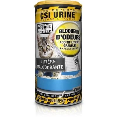Granulés litière CSI URINE 400g - Élimine les odeurs efficacement