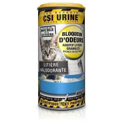 Granulés litière CSI URINE 400g - Élimine les odeurs efficacement