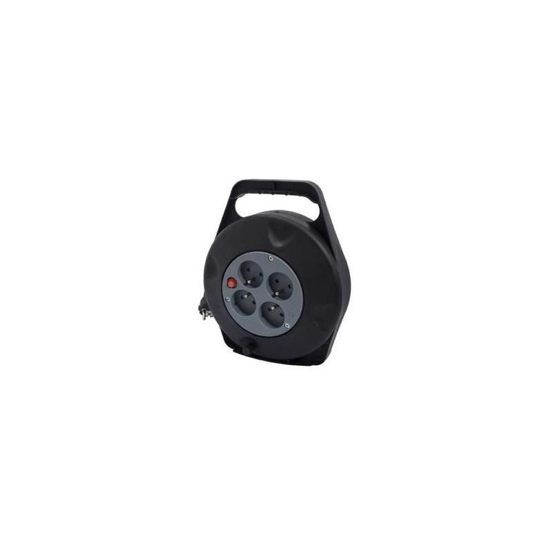 Enrouleur ménager CHACON 10m 4 prises 16A : compact et pratique