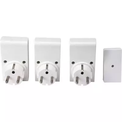 Kit 3 Prises télécommandées + Télécommande GAO - Blanc - 230V