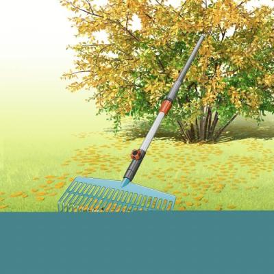 Manche télescopique GARDENA Combisystem 90-145cm | Aluminium anti-dérapant