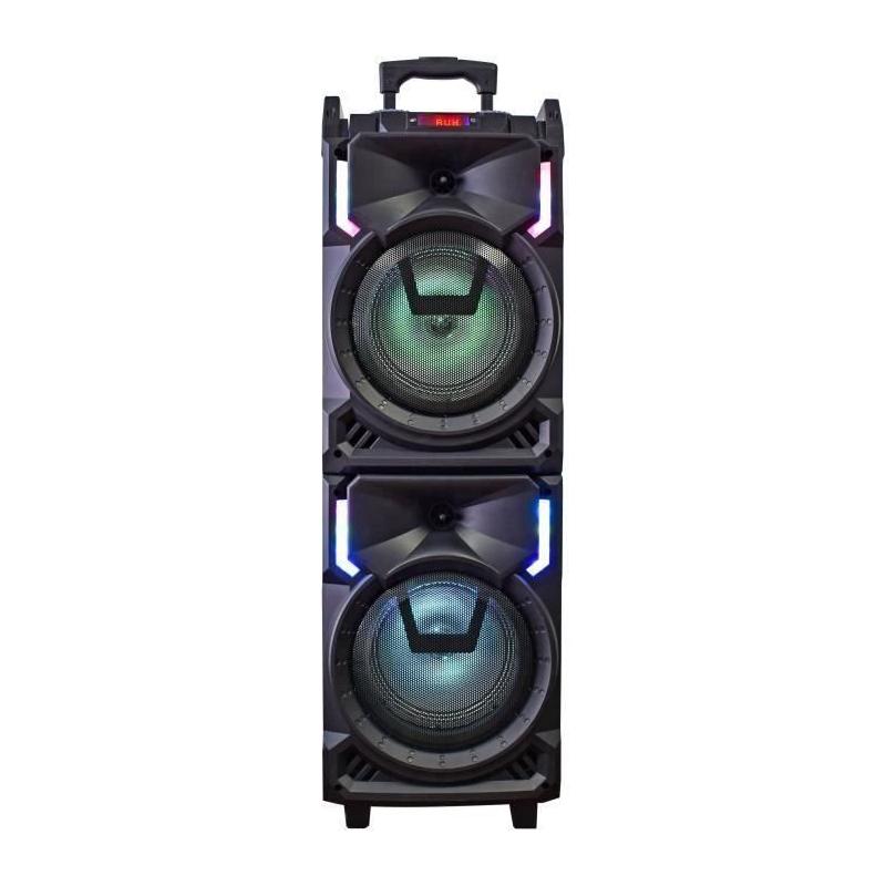 Enceinte Nomade Karaoke Trolley 800W - Bluetooth - 95x34x31 cm